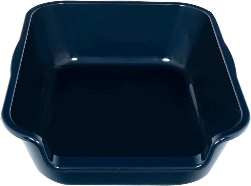 Blaucasa 2 Pack Extra Large Dog Litter Box Pan Tray (ABS Material), Low Entry Jumbo Senior Litter Boxes for Multiple Kitten Big Cats, Pet Safe Indoor Dog Potty (Dark Blue, 20" L x 15" W) - Image 3